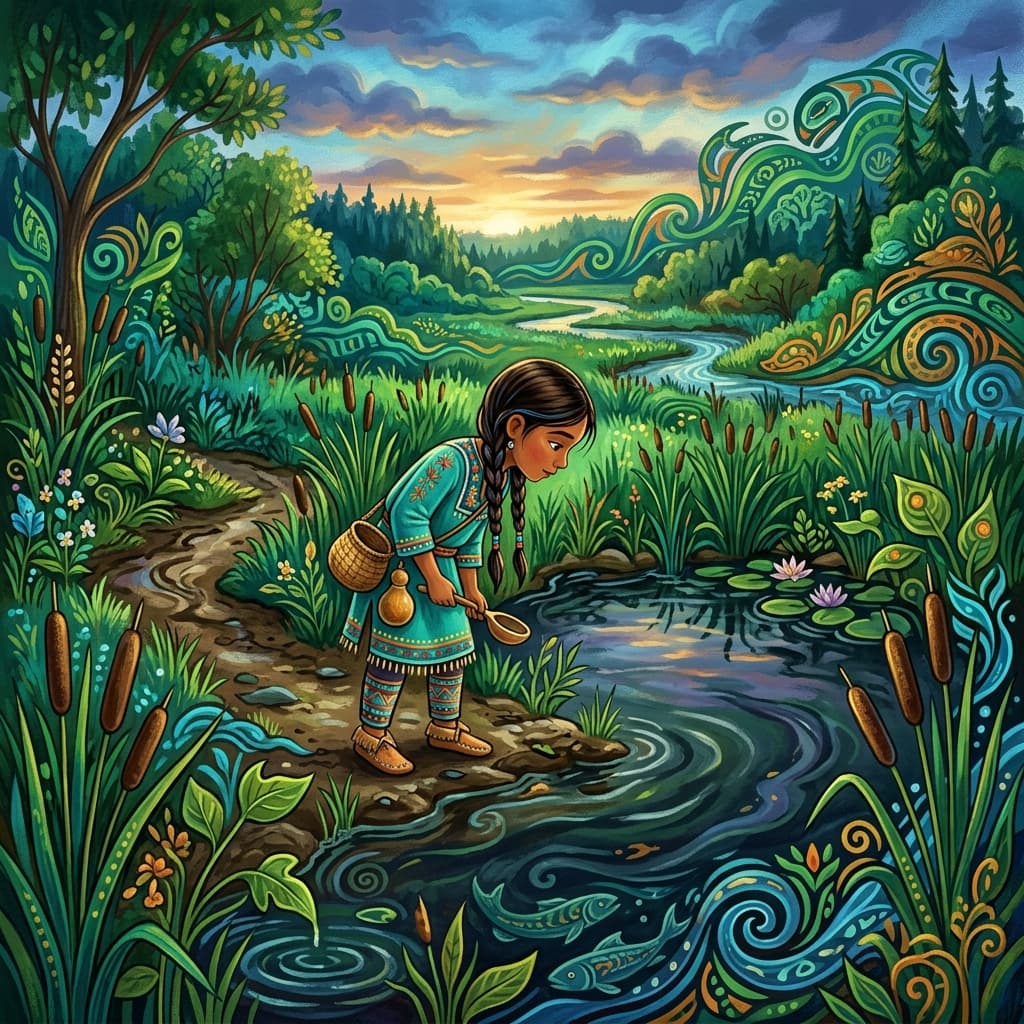 Nibi searching for water