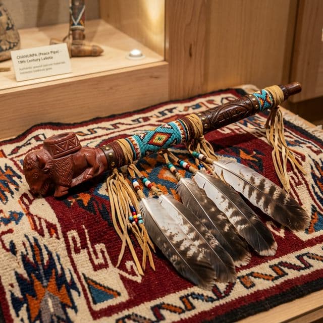 Sacred Indigenous Peace Pipe